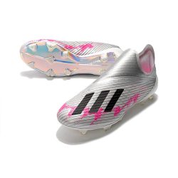 Adidas X 19+ FG - Zilver Zwart Roze_6.jpg